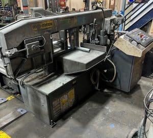 Hyd-Mech S-20A horizontal band saw with hydraulic bundling