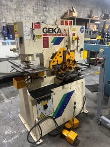 2004 Geka Hydracrop 55A Ironworker for sale – 60 ton capacity