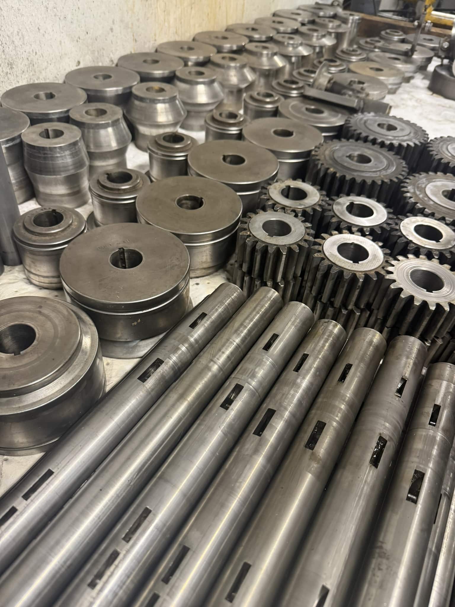 Machine parts, tooling and consumables