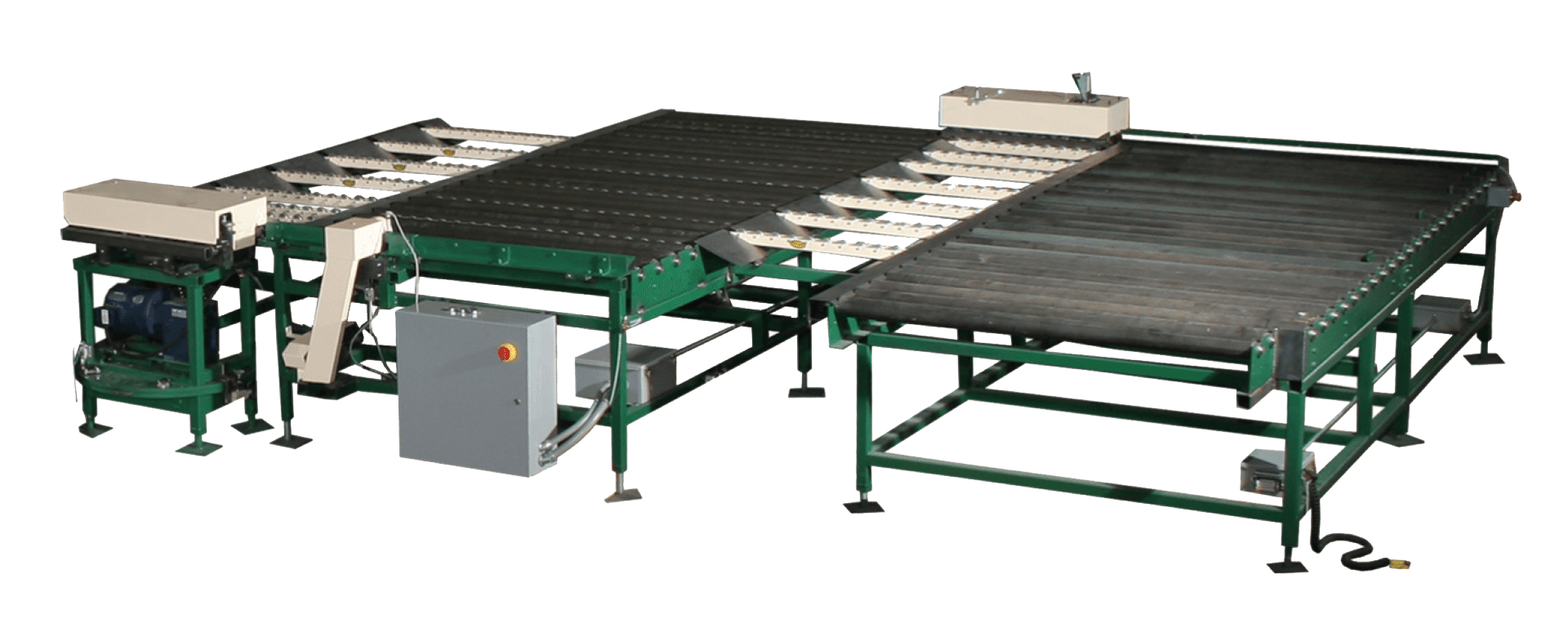Lockseam System and Transfer / Feed Conveyor System